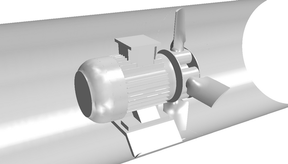 CFD Geometria 3D Ventilatore | Fan 3D Model
