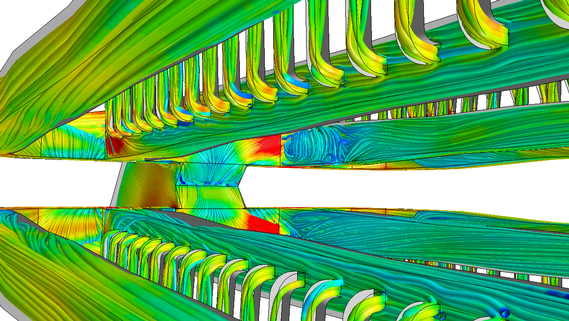 CFD Velocità Condotti Bruciatore | Burner Ducts CFD Velocità Condotti Bruciatore | Burner Ducts Velocity