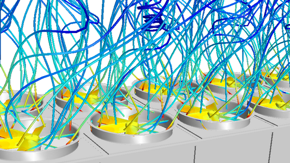 CFD Velocità Unità Raffreddamento | Chiller CFD Velocità Unità Raffreddamento | Chiller Velocity