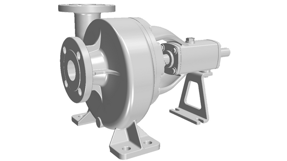 CFD GeometriA Pompa | Pump CFD Geometria 3D Pompa | Pump 3D Model